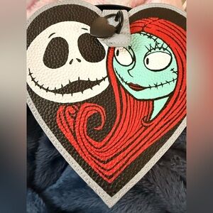 Heart-Shaped Crossbody Bag with Red & Aqua Character Art